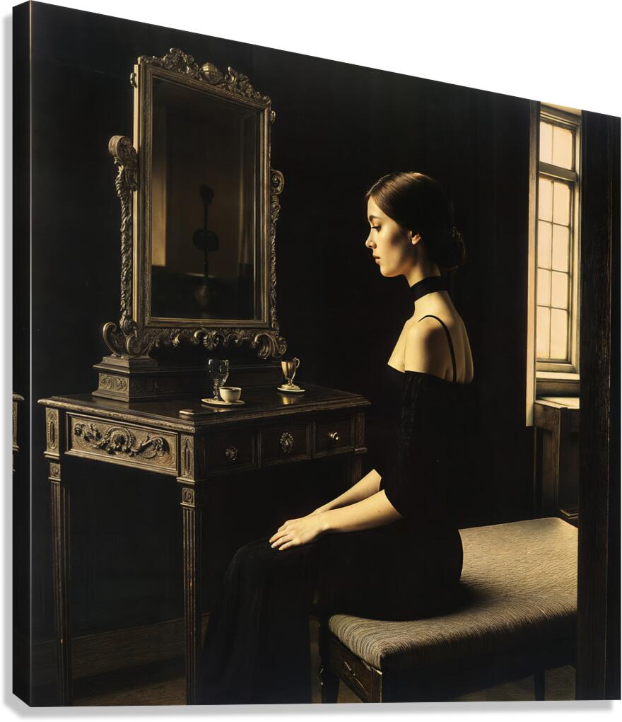  A Timeless Figure  Canvas Print