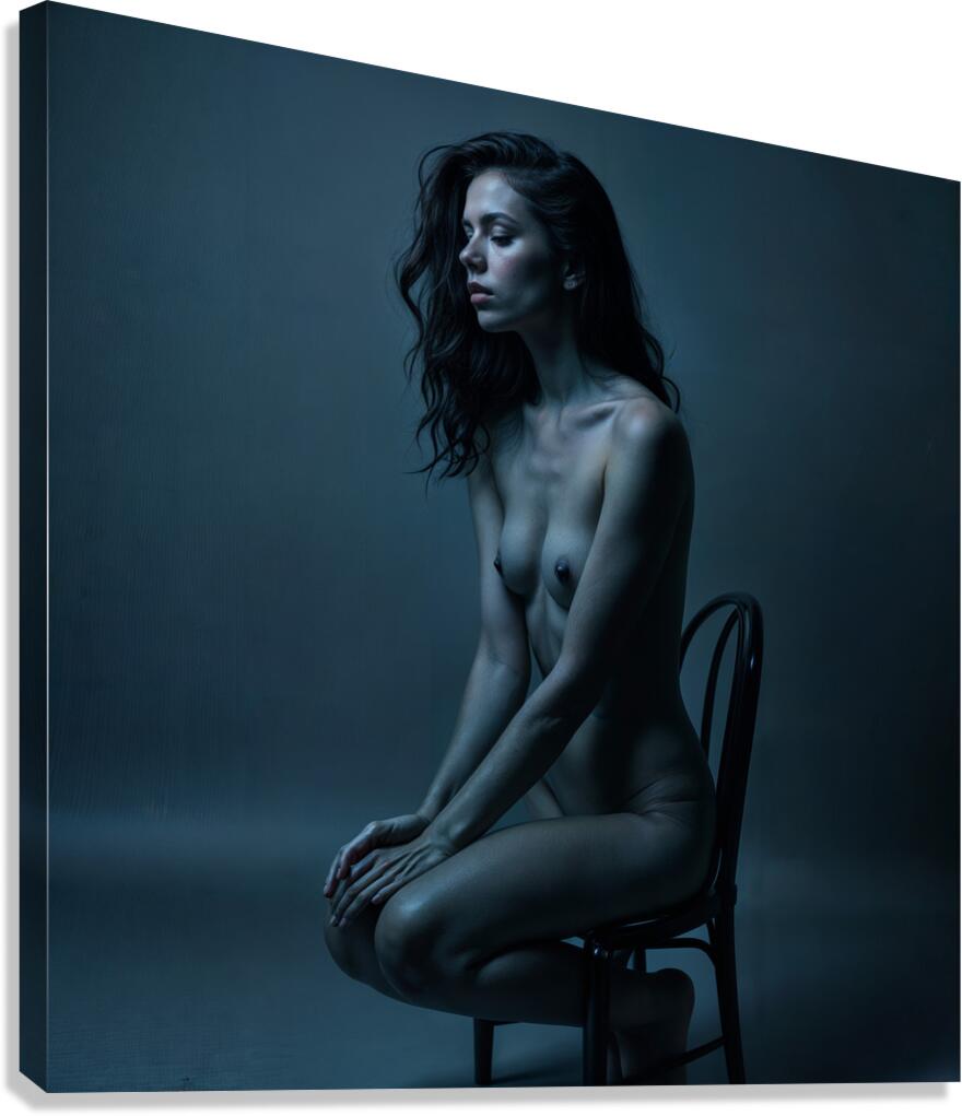 Kneeling Pose  Canvas Print
