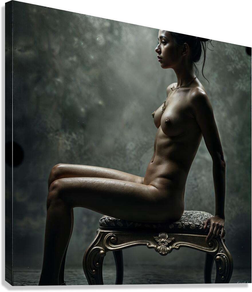 Serene Vulnerability  Canvas Print