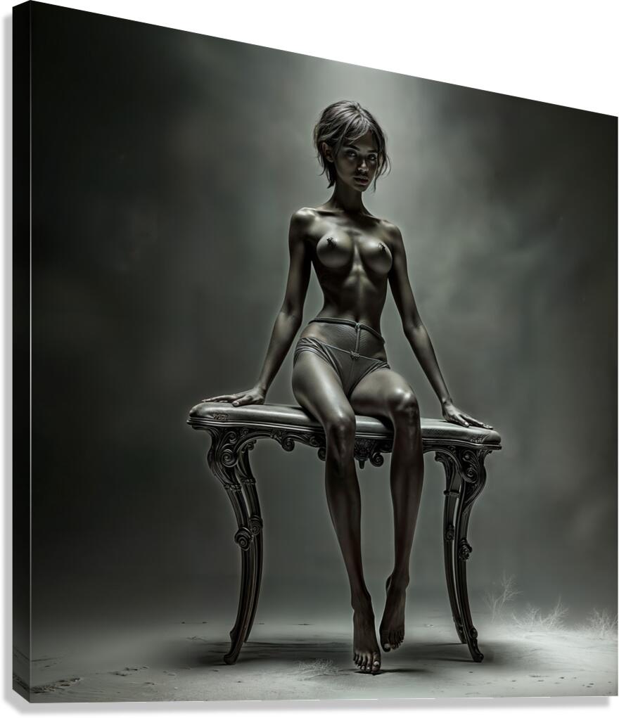 Dark Skinned  Canvas Print