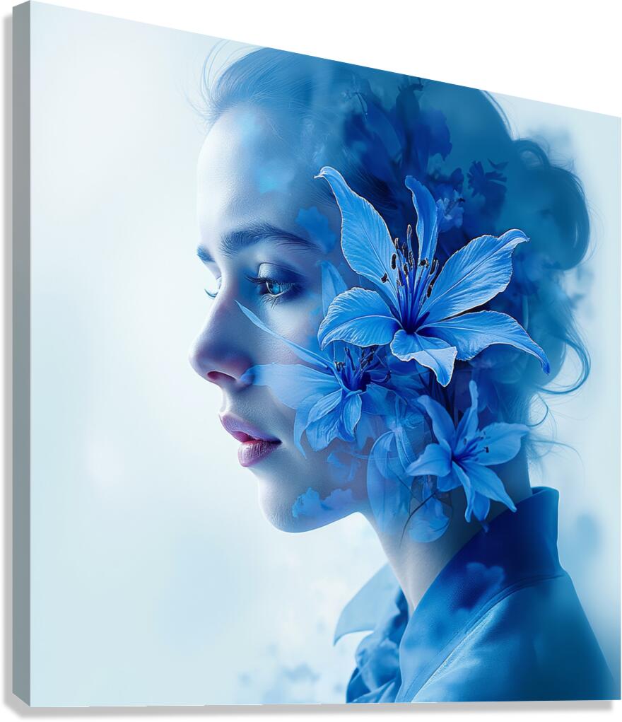 Luminous Blue  Canvas Print
