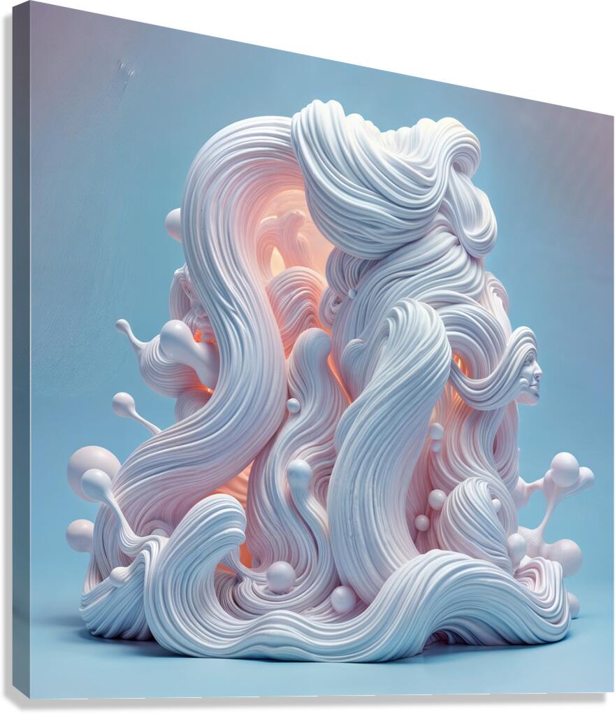 Fluid Elegance  Canvas Print