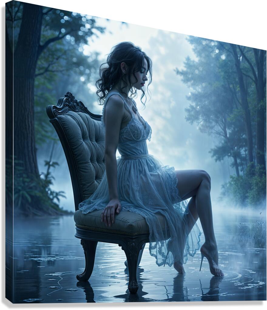  Abandoned By Time  Canvas Print