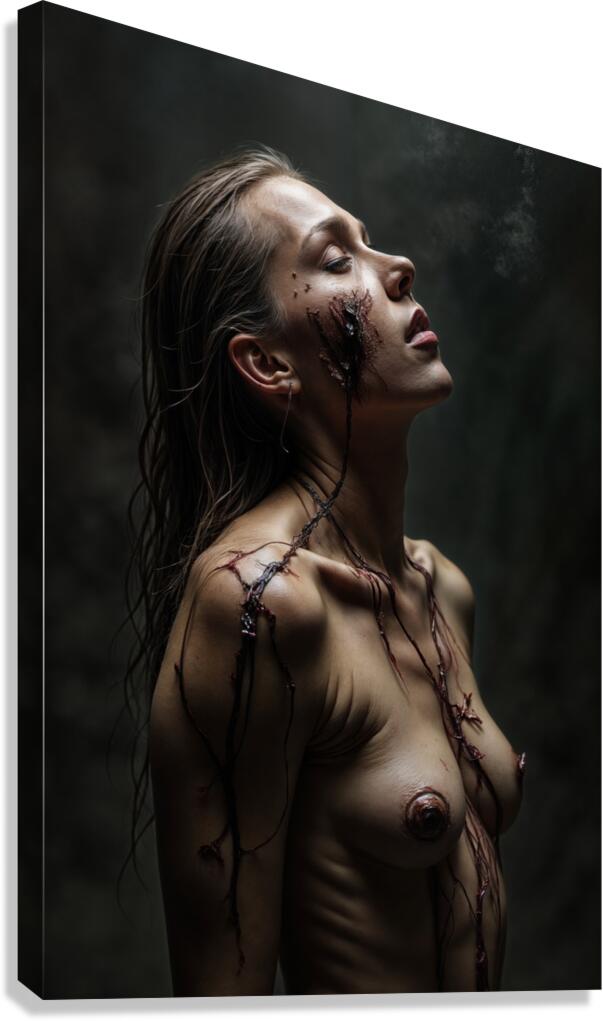 Dark Reddish  Canvas Print