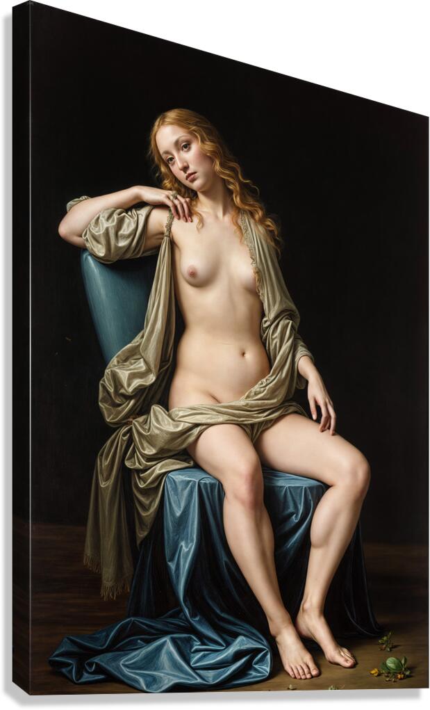Partially Undressed  Canvas Print