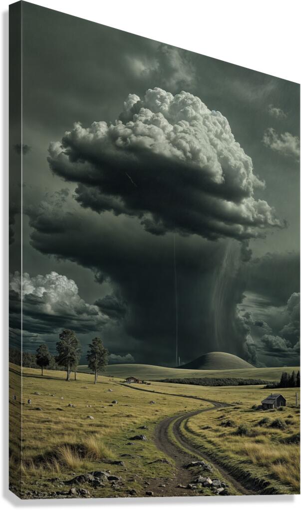  Sprawling Landscape  Canvas Print