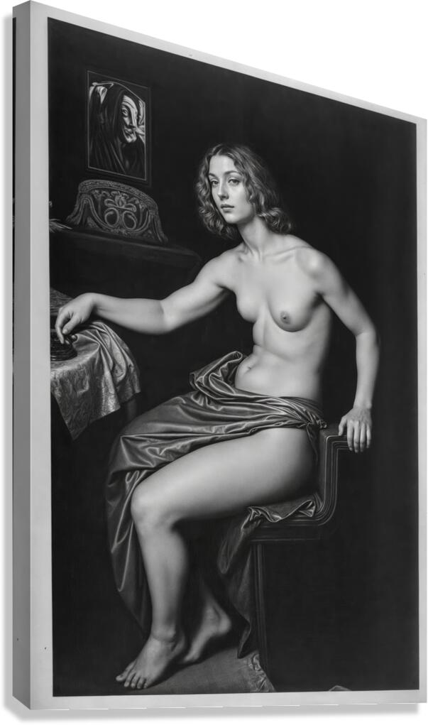 Posed Manner  Canvas Print