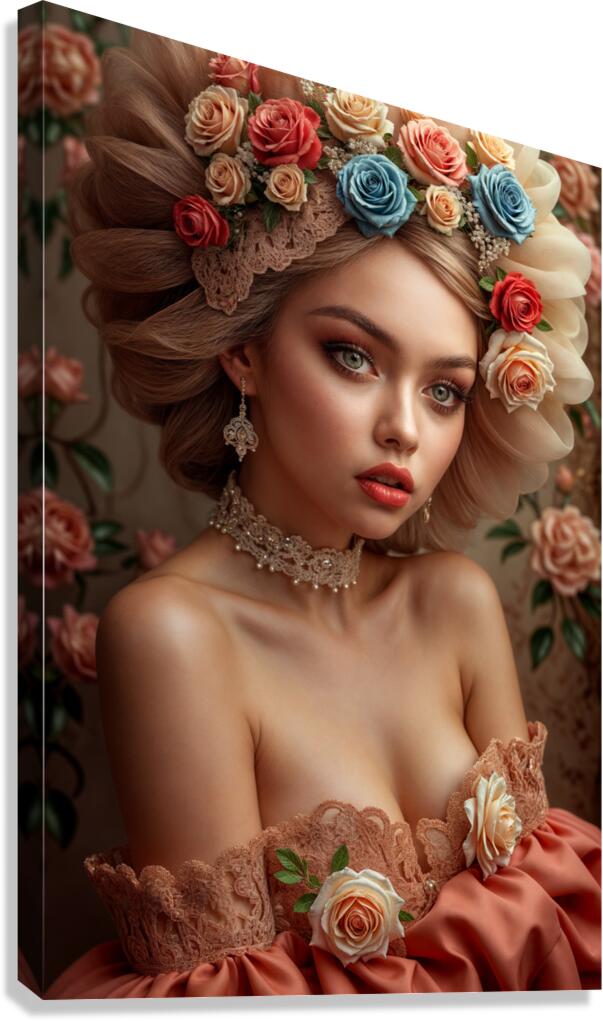 Romantic Look  Canvas Print