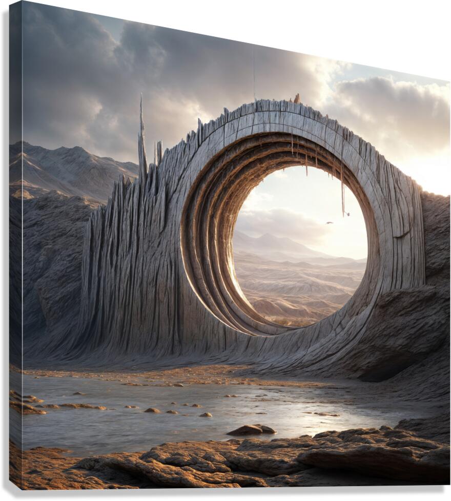  Circular Structure  Canvas Print