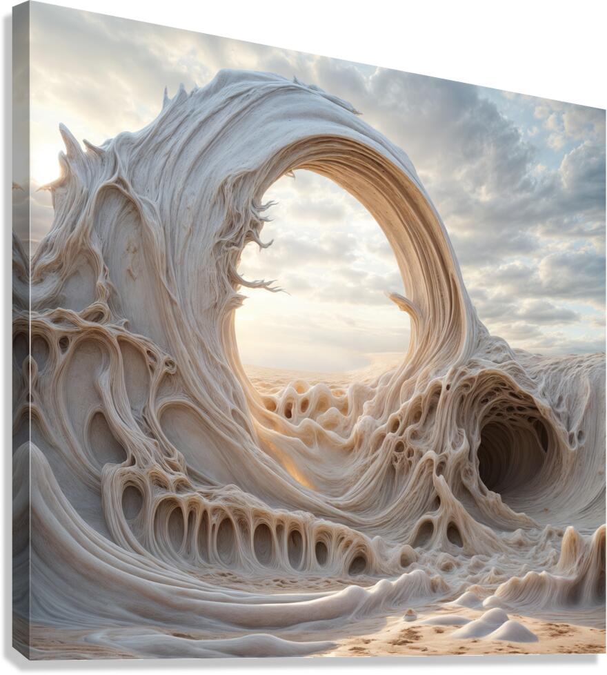  Towering Waves  Canvas Print