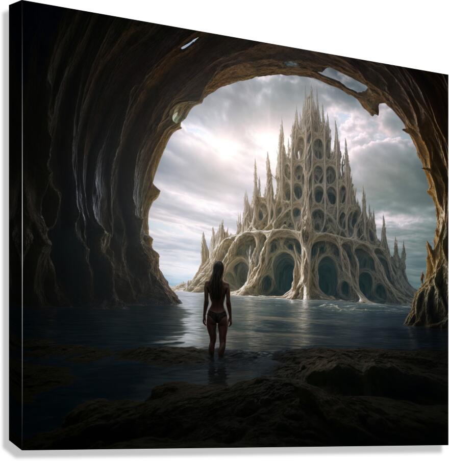  Immense Cavern  Canvas Print