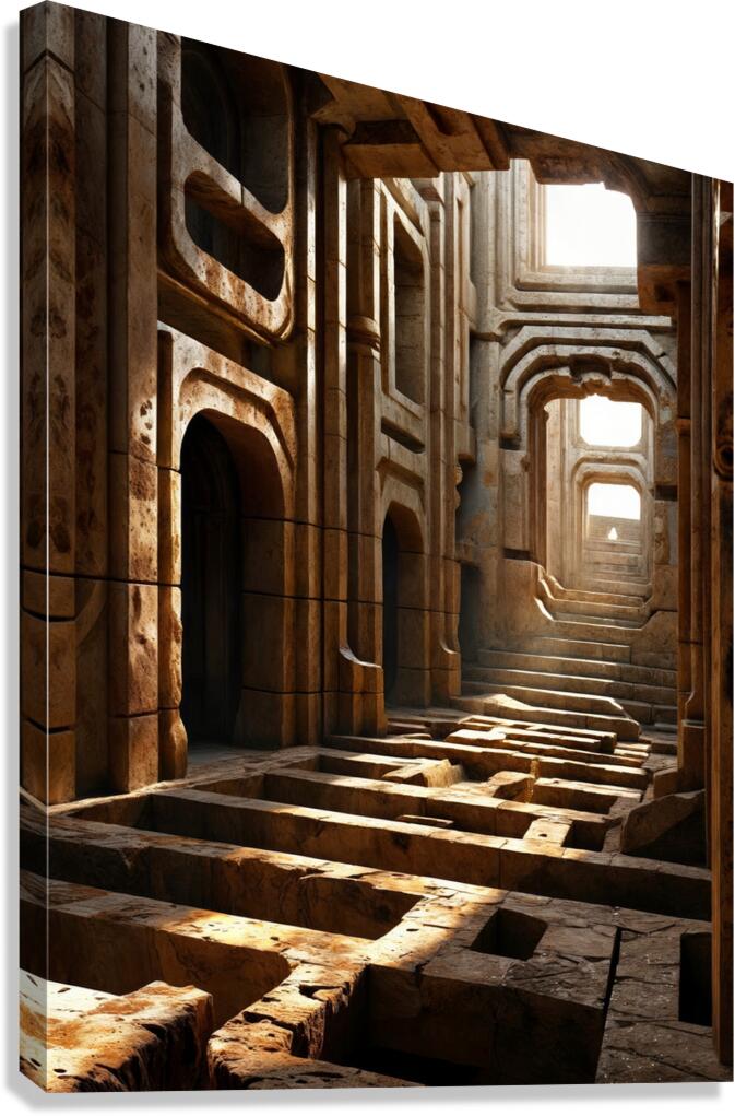  Narrow Passageway  Canvas Print