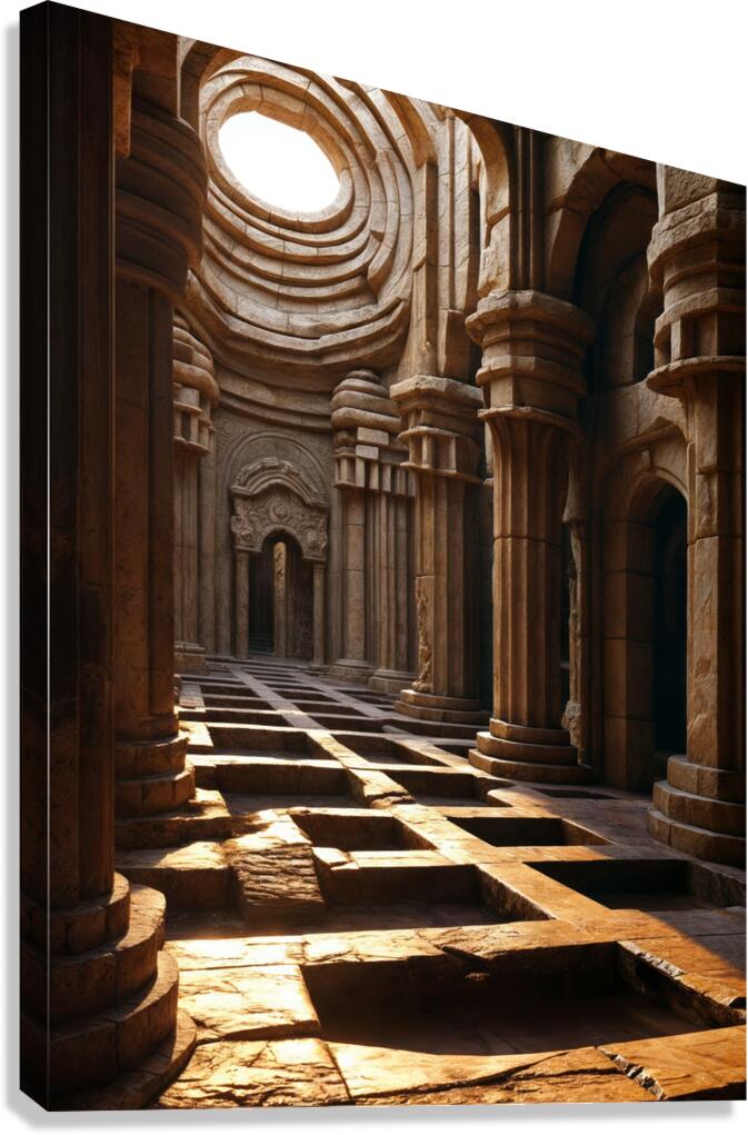  Vaulted Ceiling  Canvas Print