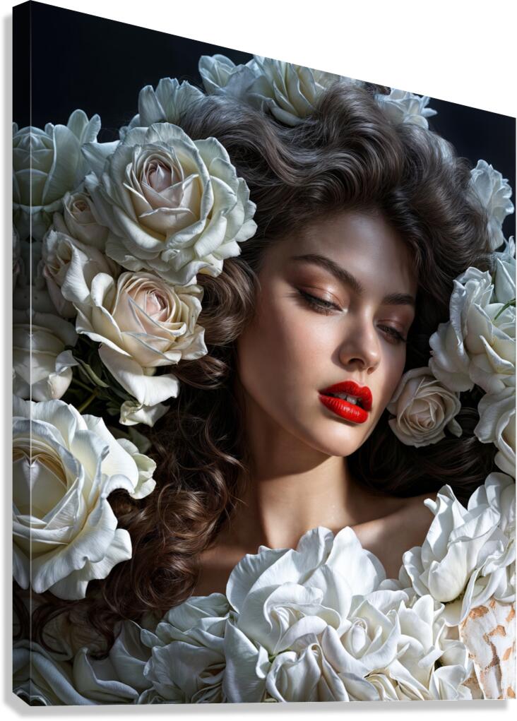  Bright Red  Canvas Print