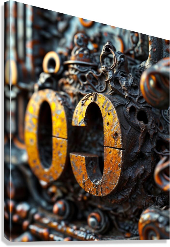  Forgotten Machinery  Canvas Print