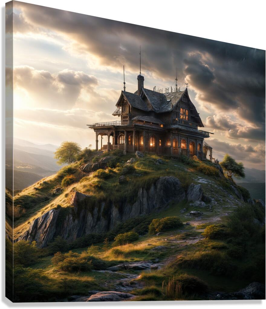  Earth Meets Sky  Canvas Print