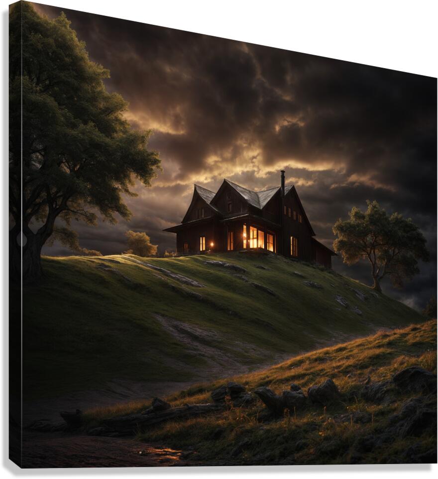 Gently Sloping Hill  Canvas Print