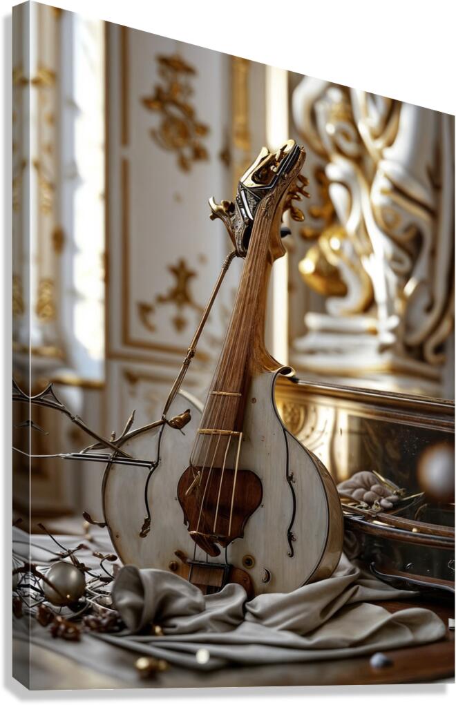 Crafted Violin  Canvas Print