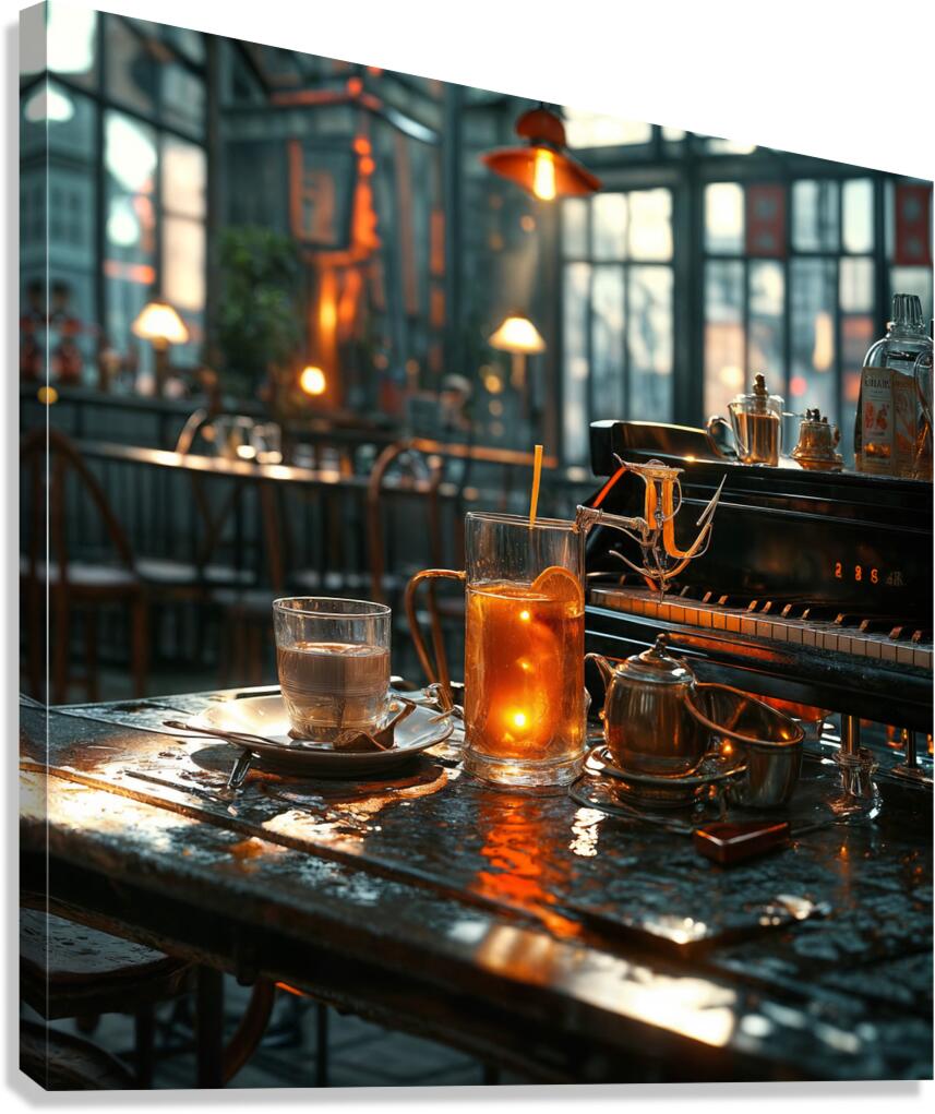  Colored Iced Tea  Canvas Print