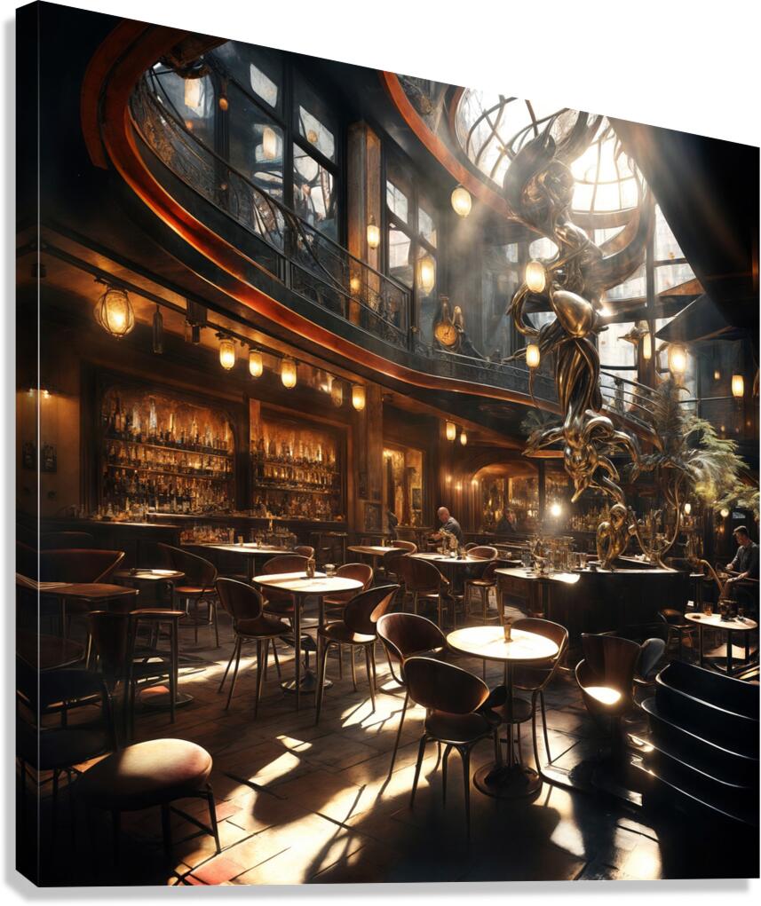 High End Bar  Canvas Print