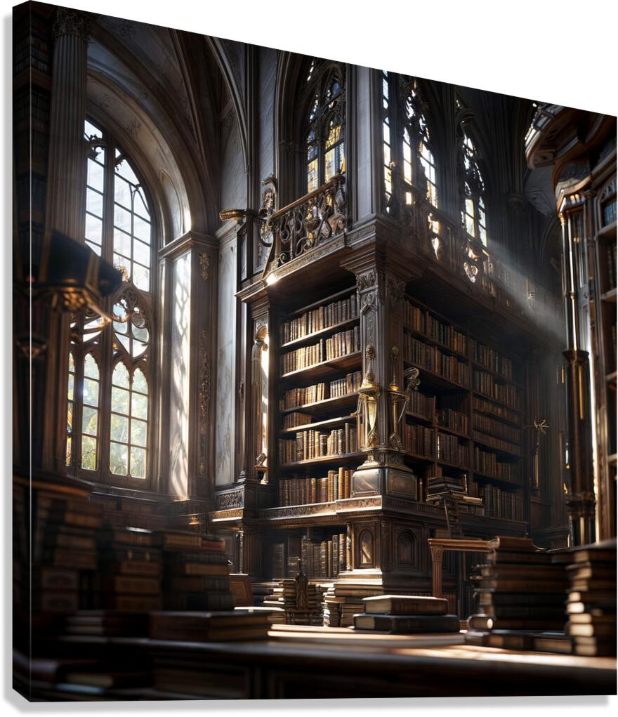  Testament to Knowledge  Canvas Print