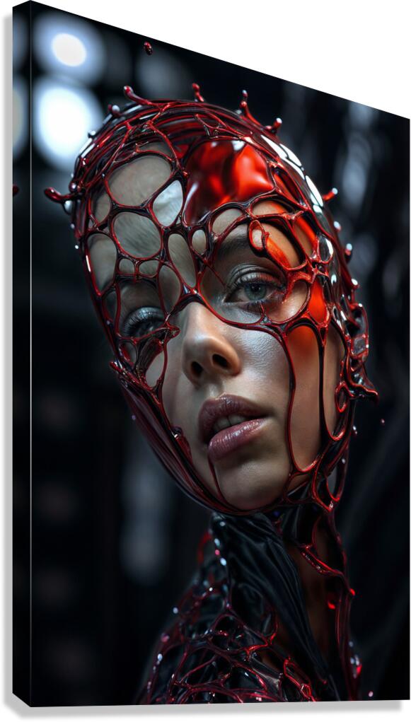  Dripping Down  Canvas Print