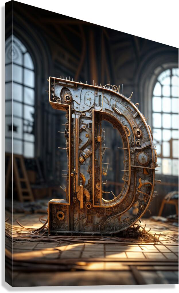  Mechanical Components  Canvas Print