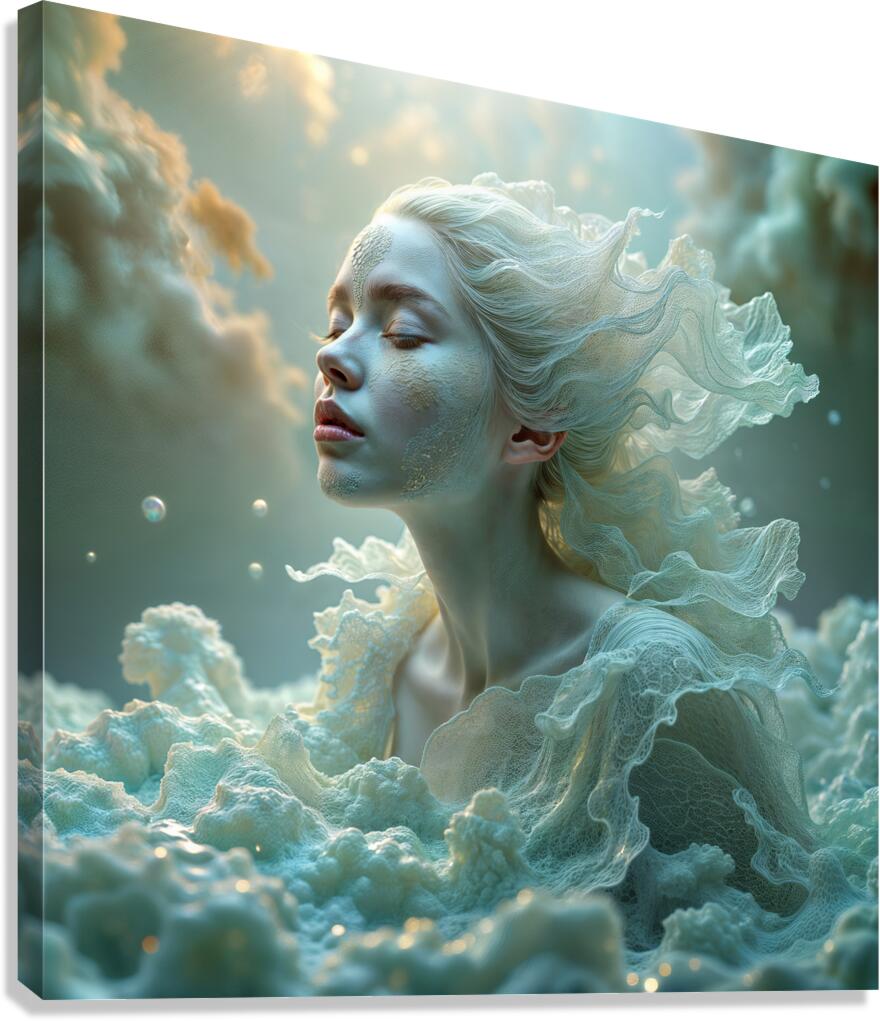  A Serene Expression  Canvas Print