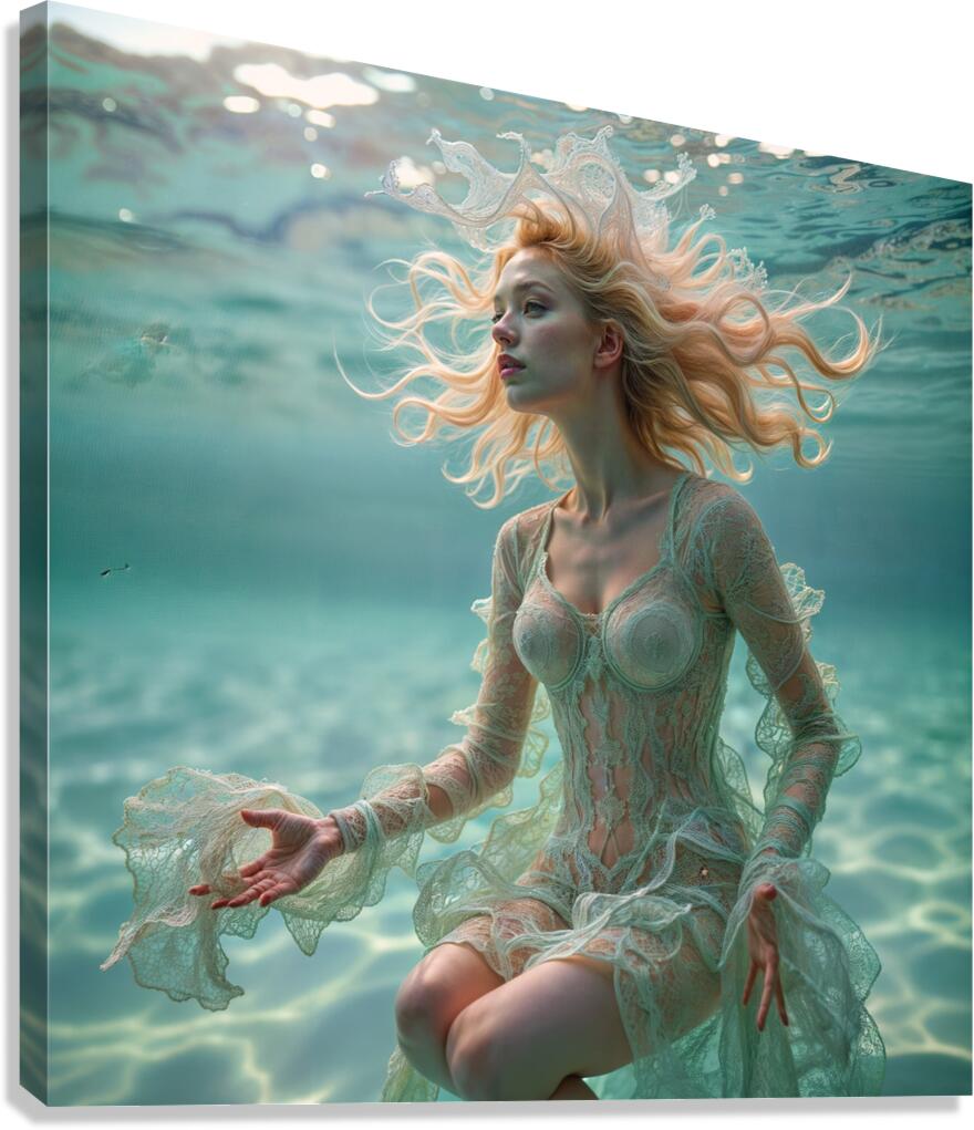  Beneath the Waves  Canvas Print