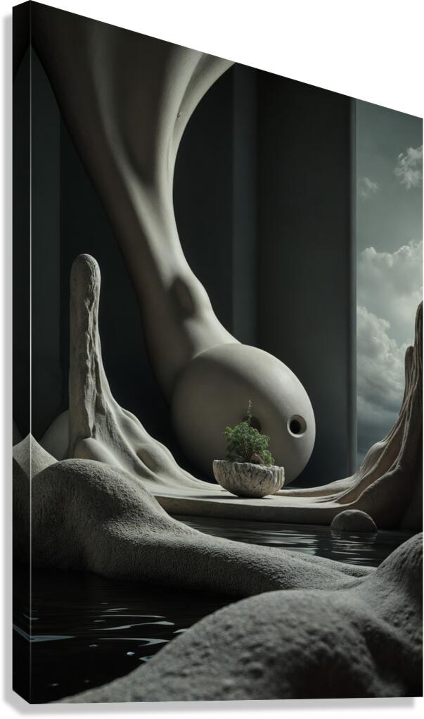  Bulbous Structure  Canvas Print