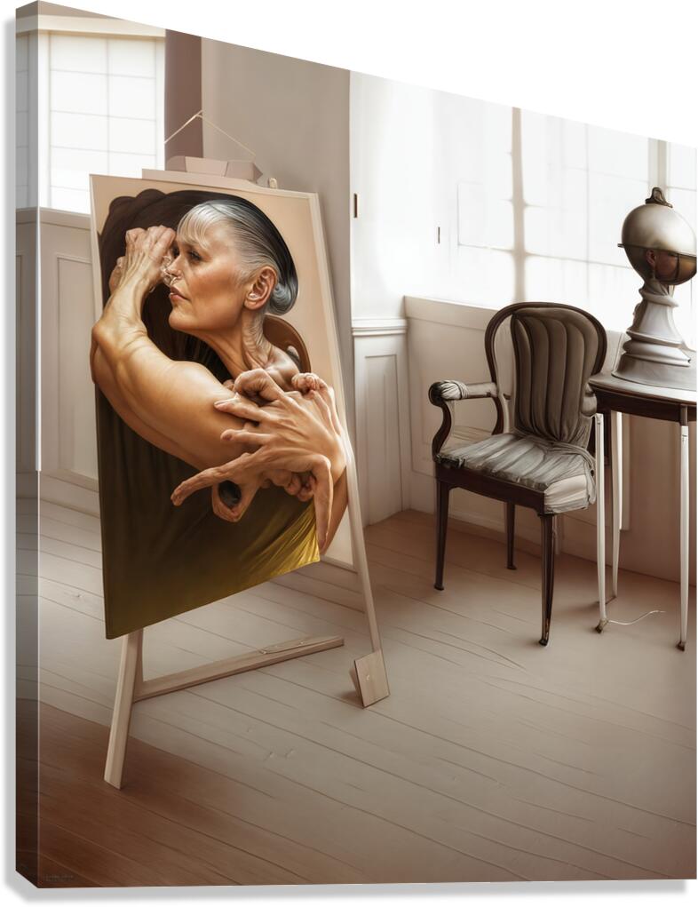Embrace of Art  Canvas Print