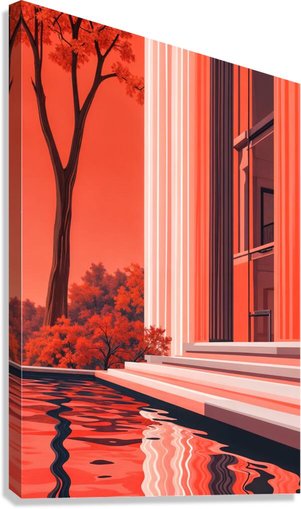  Depth and Rhythm  Canvas Print