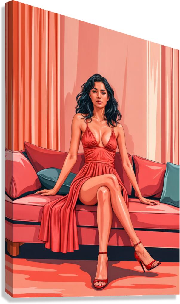  Tasteful Glimpse  Canvas Print