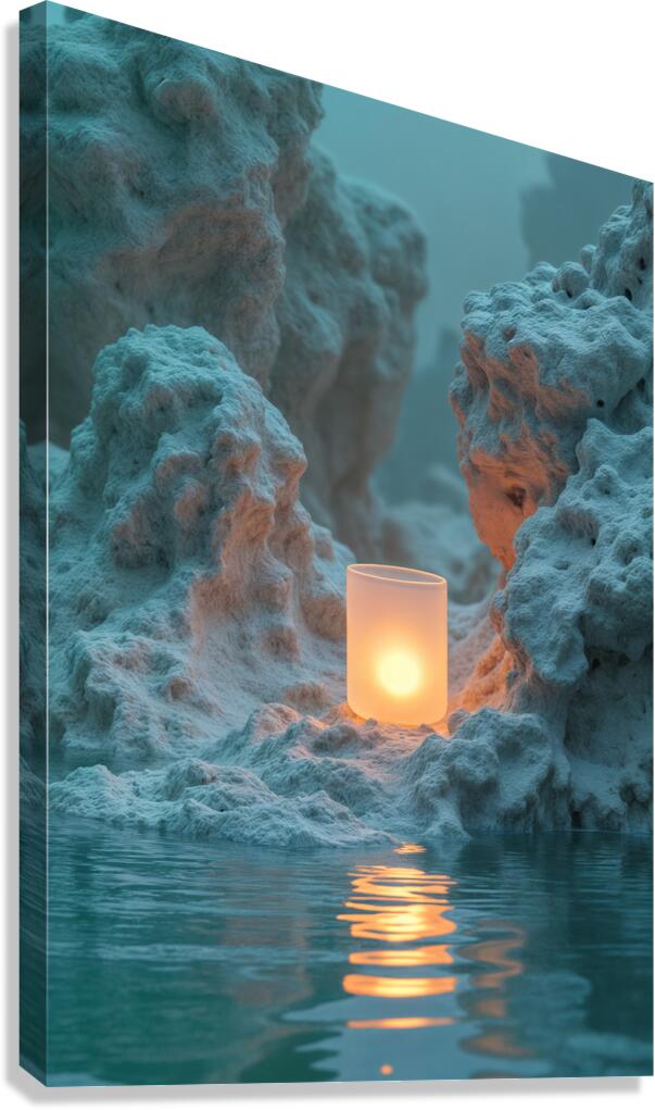 Glass Lantern  Canvas Print