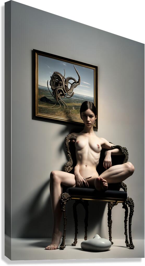Intriguing Atmosphere  Canvas Print