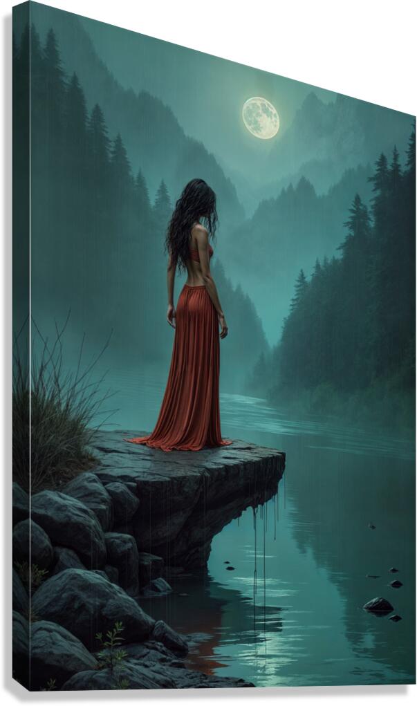  A Full Moon  Canvas Print