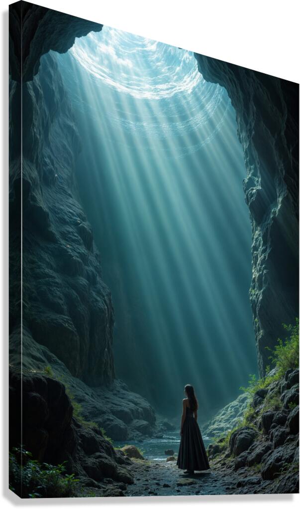  Ancient Cavern  Canvas Print