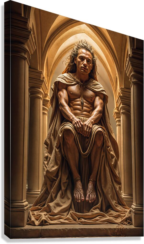 Sculpted Physique  Canvas Print