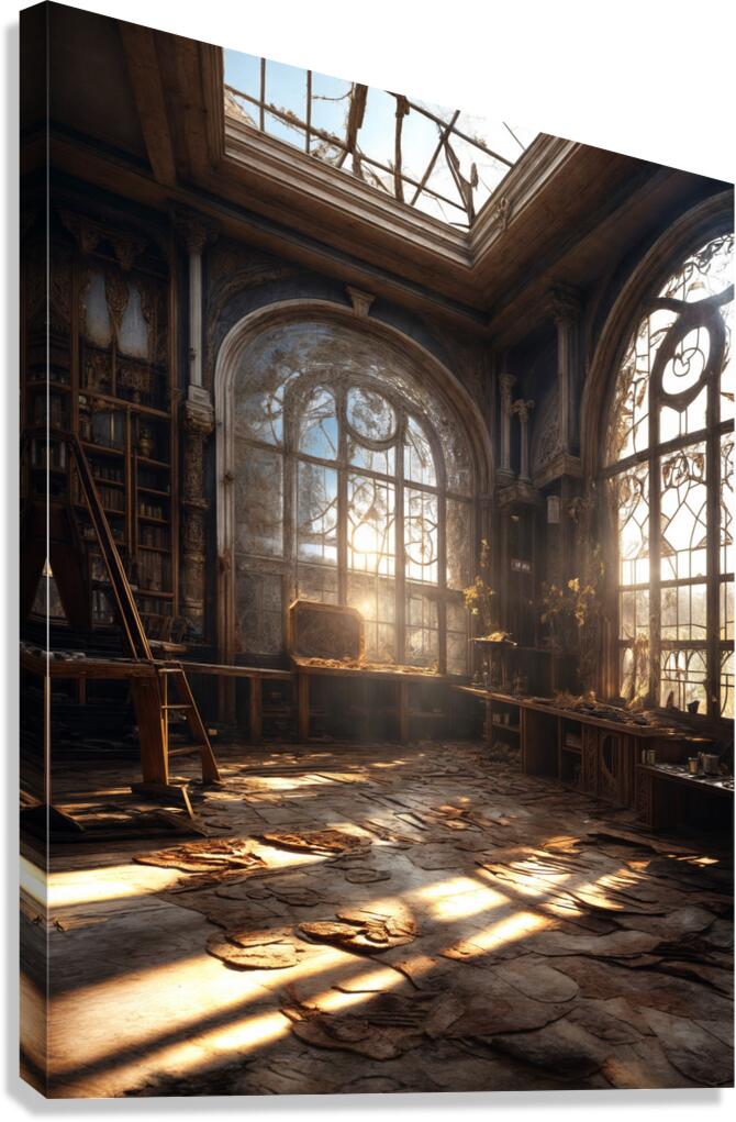  Desolate and Forgotten  Canvas Print