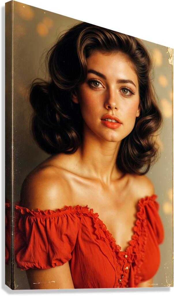 Alluring Portrait  Canvas Print