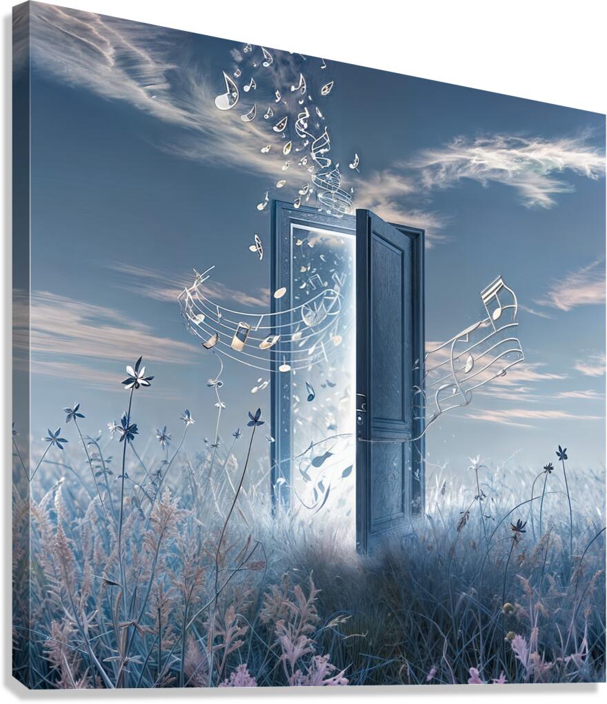  A Single Door  Canvas Print