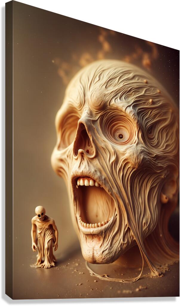 Flesh Dripping  Canvas Print