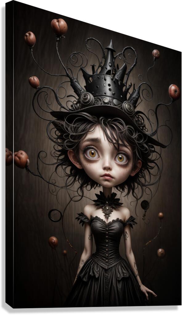  Adorned With Lace  Canvas Print