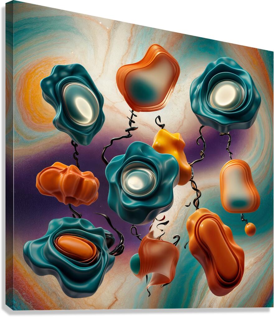  Cellular Structures  Canvas Print