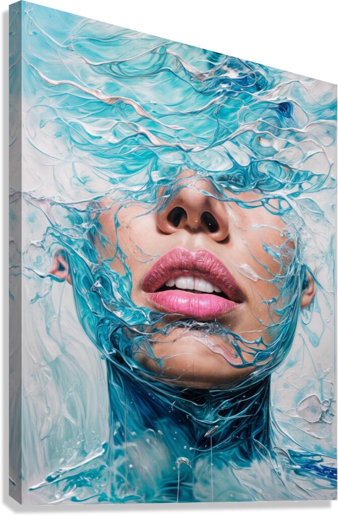  Fluid Environment  Canvas Print