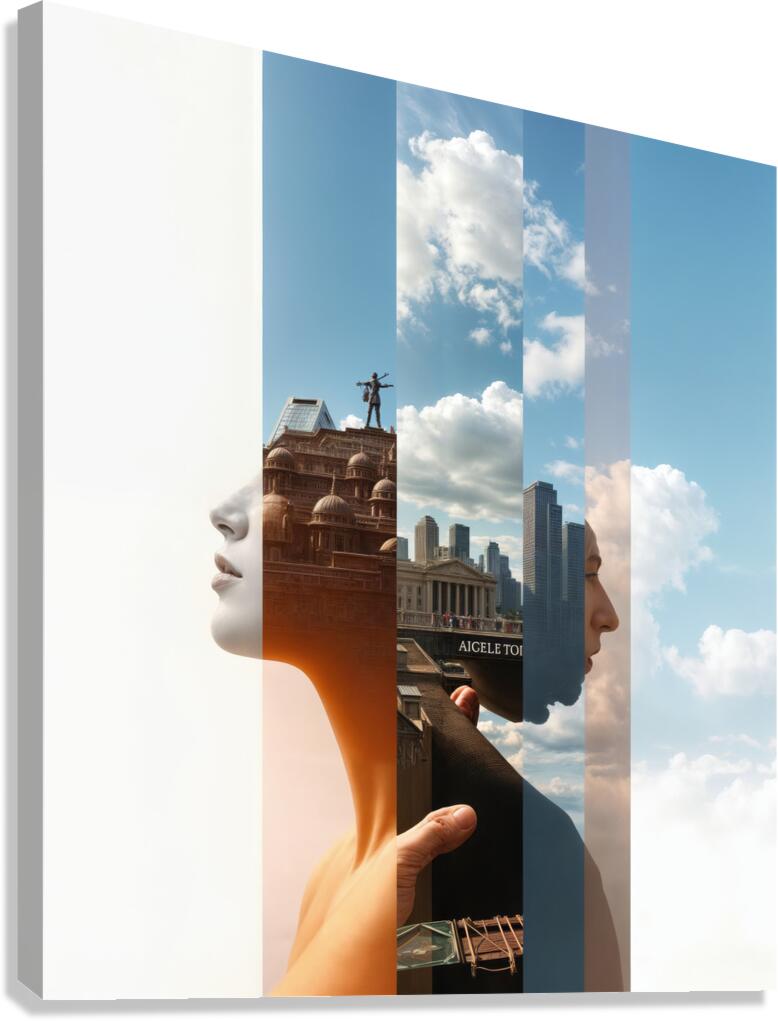  Visual Metaphor Canvas Print