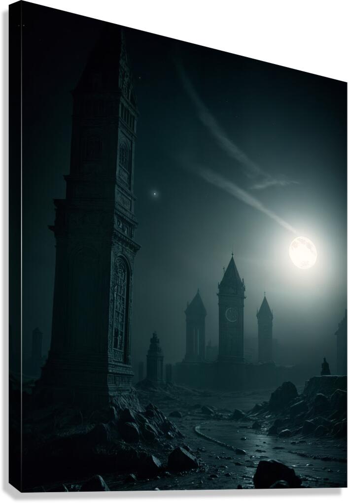  Crumbling Architecture  Canvas Print