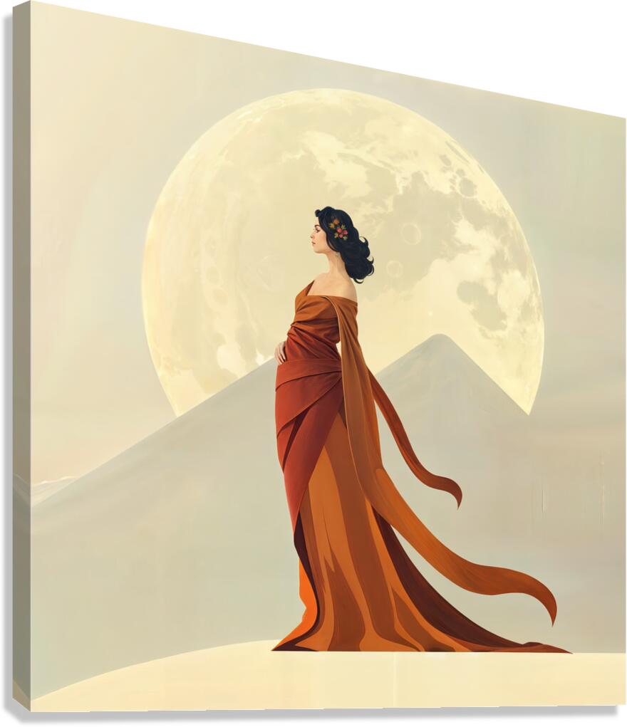  Luminous Moon  Canvas Print