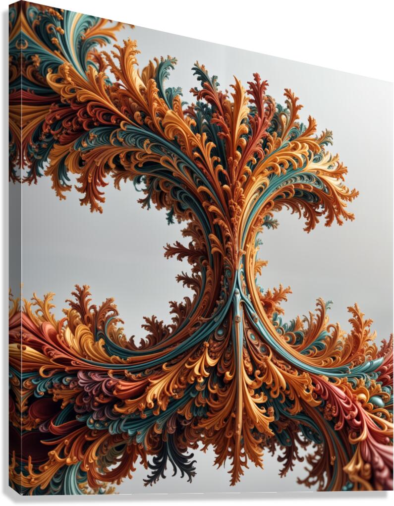  Lacy Pattern  Canvas Print
