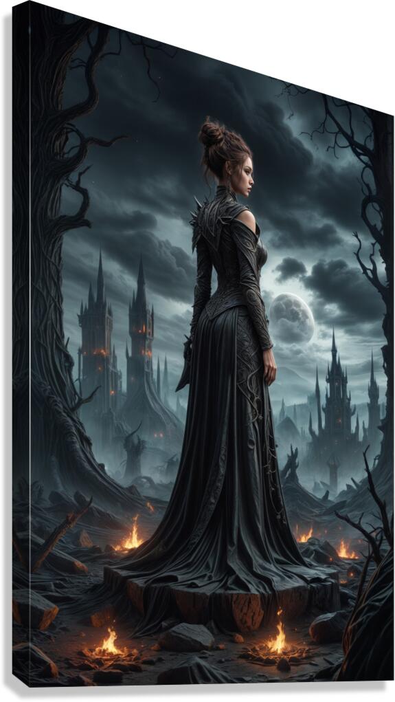  Dark Castles  Canvas Print